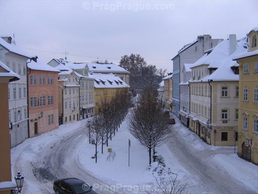Na Kampe In Prague Winter Picture