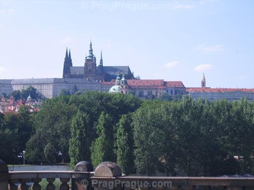 Prague Castle Seen from Legion Bridge