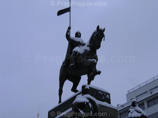 St. Wenceslas Statue at Wenceslas Square