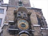 Prague Old Town Hall Astronomical Clock with Snow old-town-hall-astronomical-clock-snow.jpg